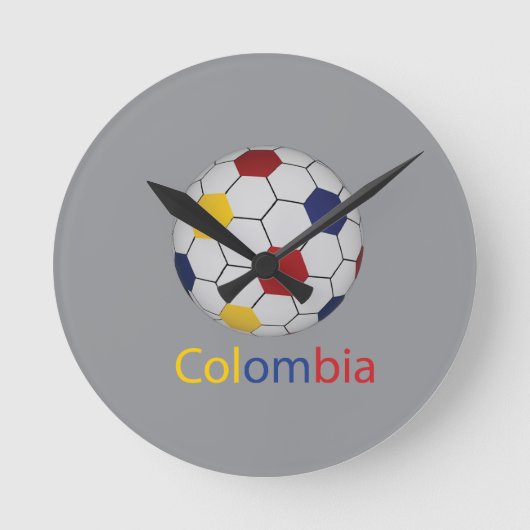 Colombia Voetbal Ronde Klok (Voorkant)