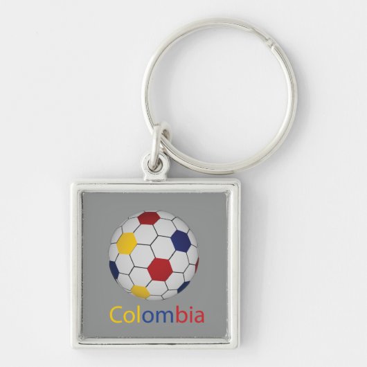 Colombia Voetbal Sleutelhanger (Voorkant)