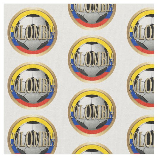 Colombia Voetbal Stof (Close Up)