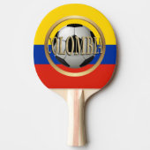 Colombia Voetbal Tafeltennisbatje (Voorkant)