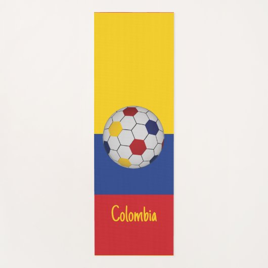 Colombia Voetbal Yogamat (Voorkant)