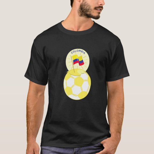 Colombia Voetbalclub   T-shirt (Voorkant)