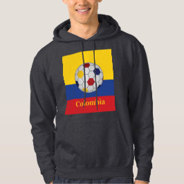 Colombia Voetbalposter Hoodie