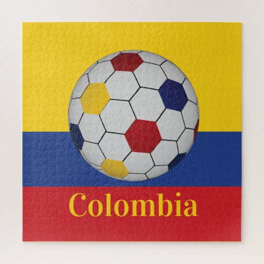 Colombia Voetbalposter Legpuzzel (Verticaal)