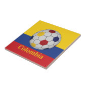 Colombia Voetbalposter Tegeltje (Zijkant)