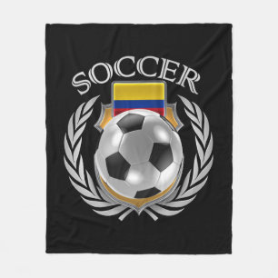 Colombia Voettuig Soccer 2016 Fleece Deken
