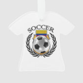 Colombia Voettuig Soccer 2016 Ornament (achterkant)