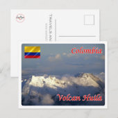 Colombia - Volcan Huila - Briefkaart (Voorkant / Achterkant)