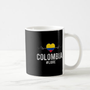 Colombia #vrij Colombia Vrije Vlag Colombiaanse Pa Koffiemok