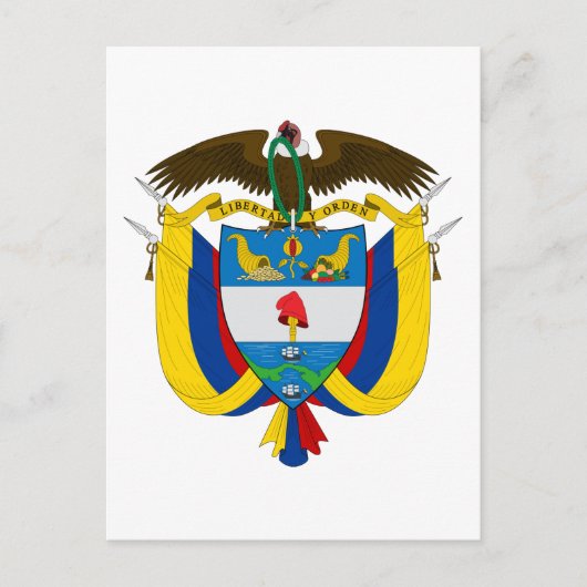 Colombia Wapenjassen Briefkaart (Voorkant)