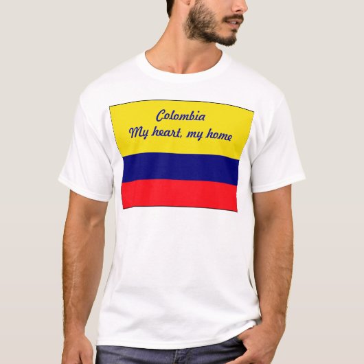 Colombia wereldwijd uitstekend t-shirt (Voorkant)