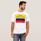 Colombia wereldwijd uitstekend t-shirt (Voorkant volledig)