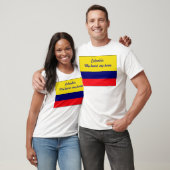 Colombia wereldwijd uitstekend t-shirt (Unisex)