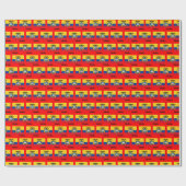 Colombia Wrapping Paper, Colombiaanse vlag Red Cadeaupapier (Vlak)
