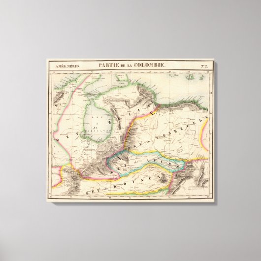 Colombia, Zuid-Amerika 2 Canvas Afdruk (Voorkant)