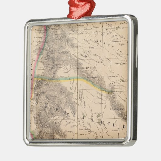 Colombia, Zuid-Amerika 8 Metalen Ornament (Links)