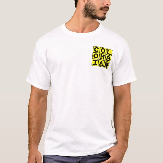 Colombiaan, Nationaliteit T-shirt (Voorkant)