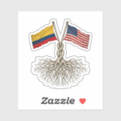 Colombiaans - Amerikaans Sticker (Vel)