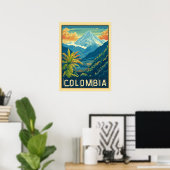 Colombiaans berglandschap poster (Thuiskantoor)