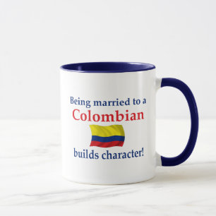 Colombiaans bouwstijlteken mok