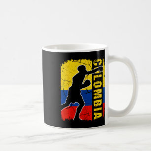Colombiaans boxingteam Colombiaanse vlagboxinghand Koffiemok