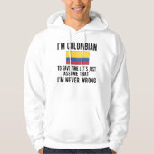 Colombiaans erfgoed Colombia Roots Colombiaanse vl Hoodie (Voorkant)