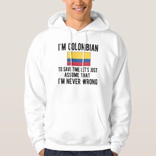 Colombiaans erfgoed Colombia Roots Colombiaanse vl Hoodie (Voorkant)