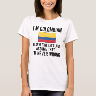 Colombiaans erfgoed Colombia Roots Colombiaanse vl T-shirt
