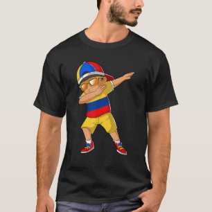 Colombiaans jongetje Colombia Kind Patriotisme Roo T-shirt