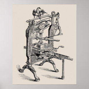 Colombiaans letterdruk poster