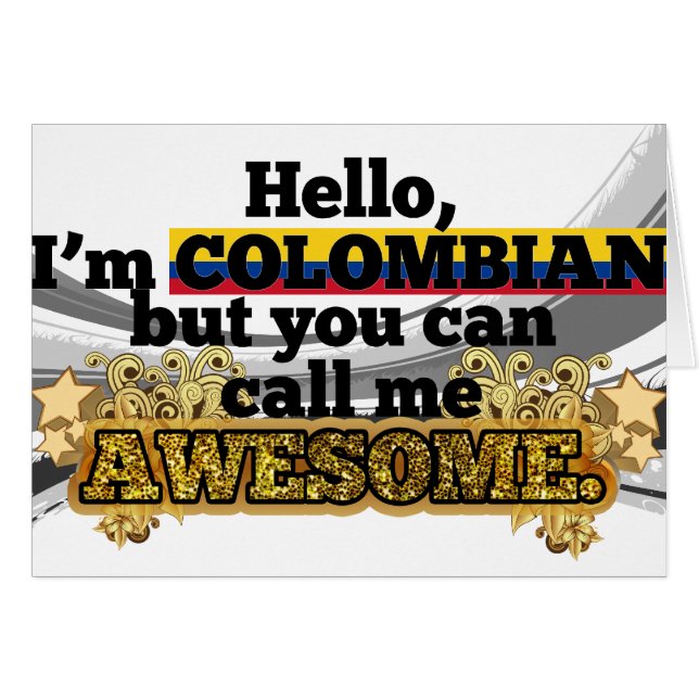 Colombiaans, maar noem me Geweldige (Voorkant Horizontaal)