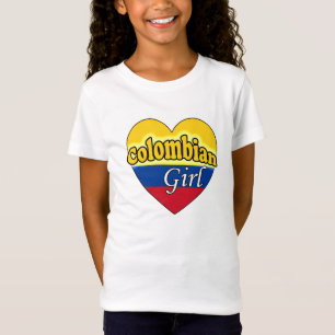 Colombiaans meisje t-shirt