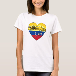 Colombiaans meisje t-shirt