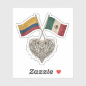 Colombiaans-Mexicaans Sticker (Vel)