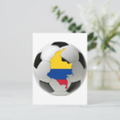 Colombiaans nationaal team briefkaart (Staand voorkant)