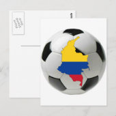 Colombiaans nationaal team briefkaart (Voorkant / Achterkant)