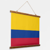 Colombiaans nationaal vlagpatriottisch decor hangend wandkleed (Gebogen)