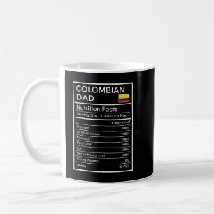 Colombiaans pap cadeau - Funny Nutrition Facts - F Koffiemok