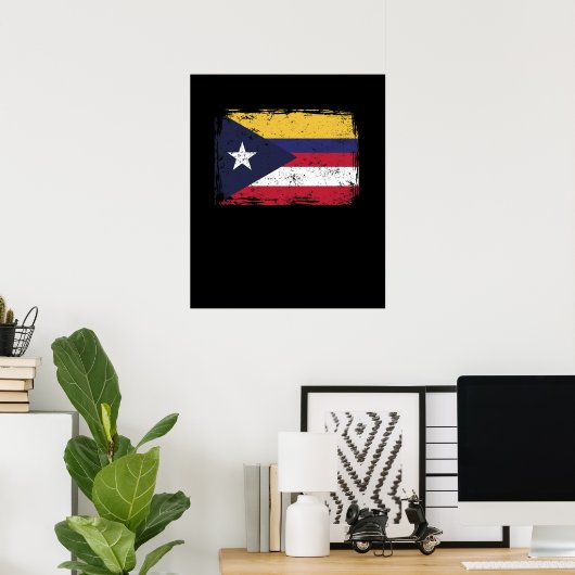 Colombiaans Puerto Ricaans Poster (Thuiskantoor)