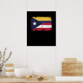 Colombiaans Puerto Ricaans Poster (Keuken)