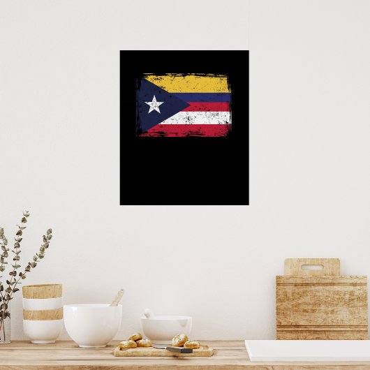 Colombiaans Puerto Ricaans Poster (Keuken)