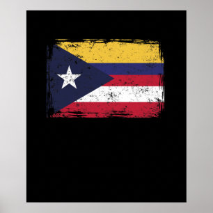 Colombiaans Puerto Ricaans Poster