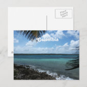 Colombiaans strand briefkaart (Voorkant / Achterkant)