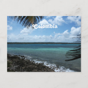 Colombiaans strand briefkaart