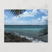 Colombiaans strand briefkaart (Voorkant)