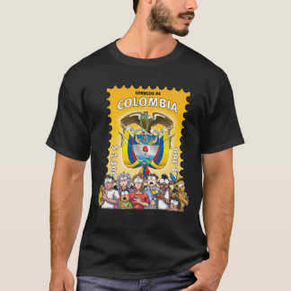 Colombiaans t-shirt met een grappige stempel van h
