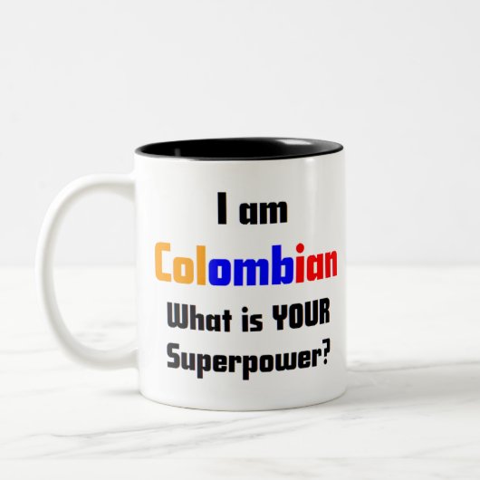 colombiaans tweekleurige koffiemok (Links)