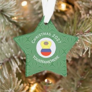 Colombiaanse Abuelita-engel voor Kerstmis  Ornament