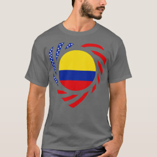 Colombiaanse Amerikaanse Multinationale Patriot vl T-shirt