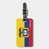 Colombiaanse Bagagelabels, patriottische Colombiaa Bagagelabel (Voorkant verticaal)